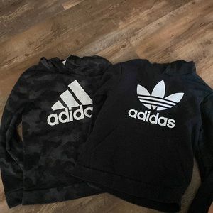Adidas package with two sweatshirts in grey condition!